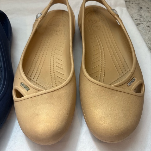 Set of three women’s croc flats size 10 - Picture 8 of 15